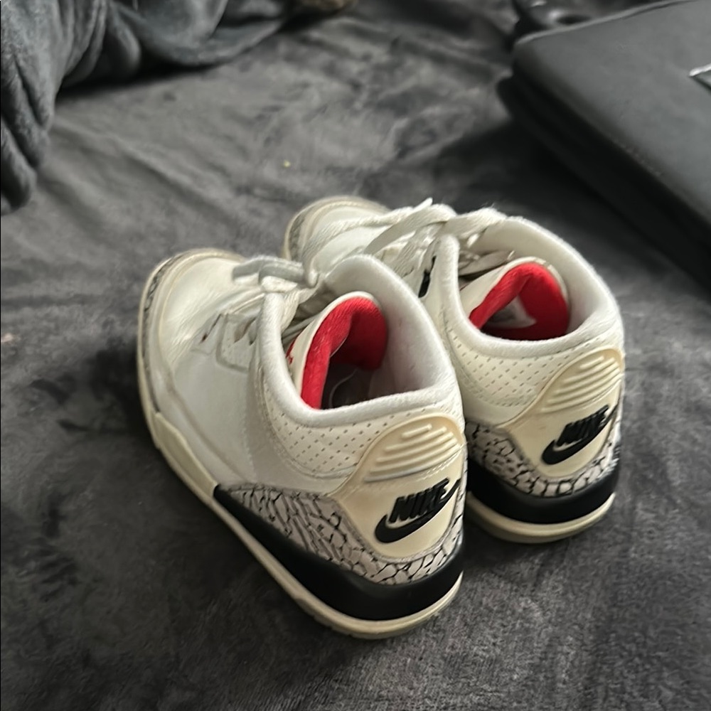 Nike Kids White and Black Sneakers